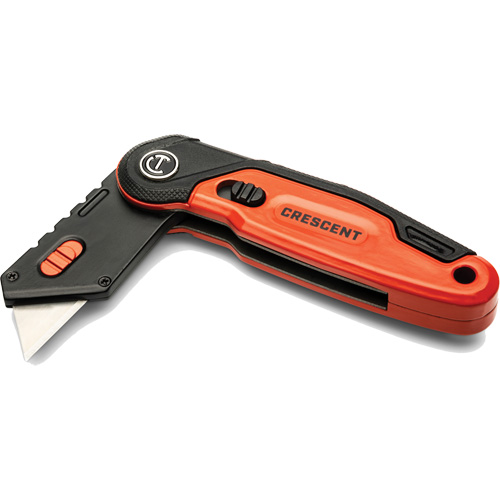 Folding Utility Knife, 1" Blade, Steel Blade, Aluminum Handle NRZ Safety Inc.