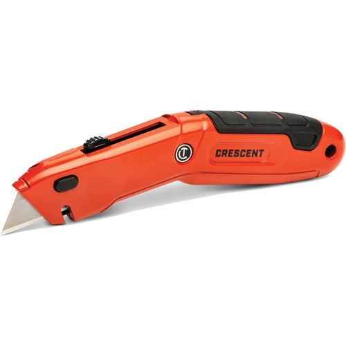 Couteau r&eacute;tractable, Acier, Prise en Aluminium NRZ Safety Inc.
