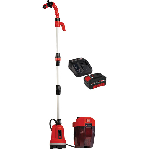 Pompe &agrave; eau propre pour baril de pluie sans fil avec batterie 4 Ah et ensemble de d&eacute;part de chargeur, 18 V, 792,5 gal./min NRZ Safety Inc.