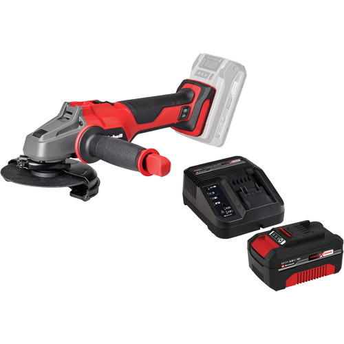 Meuleuse dangle professionnelle sans fil avec batterie 4 Ah PXC et ensemble chargeur de d&eacute;part, Roue de 5", 18 V NRZ Safety Inc.