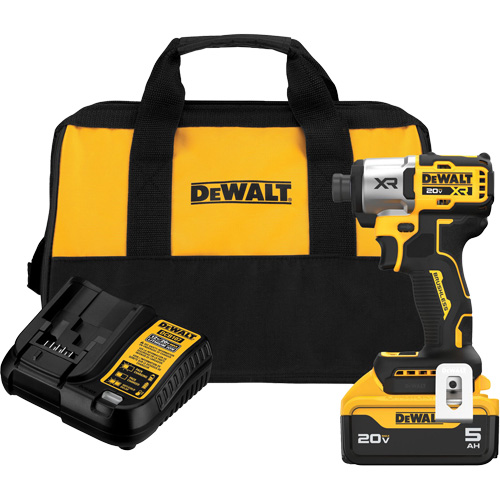 Ensemble de tournevis &agrave; chocs sans fil et sans balai XR &agrave; 3 vitesses, 20 V, Mandrin 1/4" NRZ Safety Inc.