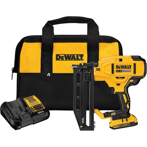 Ensemble de cloueuse droite sans fil pour la finition de cal 16 XR, 20 V, Lithium-ion NRZ Safety Inc.