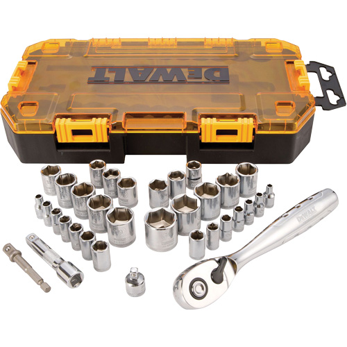 1/4" & 3/8" Drive Socket Set, 34 Pcs NRZ Safety Inc.