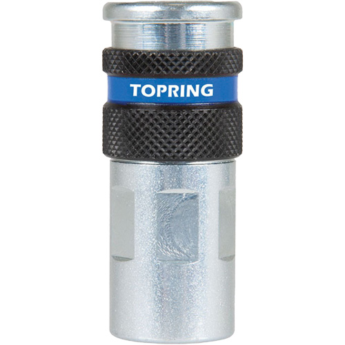 QUIKSILVER 2 Industrial Quick Coupler, Zinc-Plated Steel, 1/4", Female NPT, 362 PSI NRZ Safety Inc.