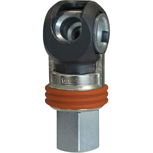 Raccord industriel rapide basculant TOPQUIK SC, Acier nickel&eacute;, 3/8", NPT femelle, 360 PSI NRZ Safety Inc.