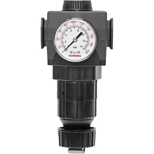 MODULAIR 400 Zinc Diaphragm Regulator, 1/2" NPT, 300 psi Max. PSI, In Line/Modular NRZ Safety Inc.