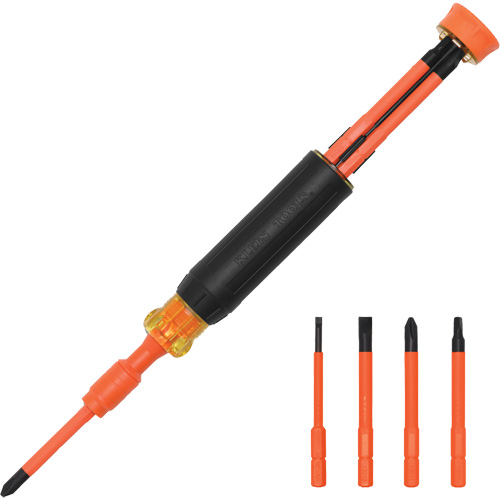 4-in-1 Insulated Multi-Bit Screwdriver NRZ Safety Inc.