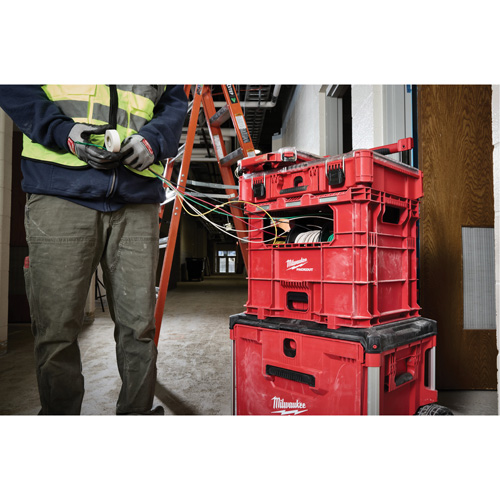 Bac distributeur de fils XL PACKOUT, 15-3/4" x 18-5/8" x 15", Noir/Rouge NRZ Safety Inc.