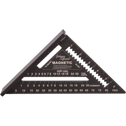 7" Magnetic Johnny Square&reg; Laser Etched Rafter Square NRZ Safety Inc.