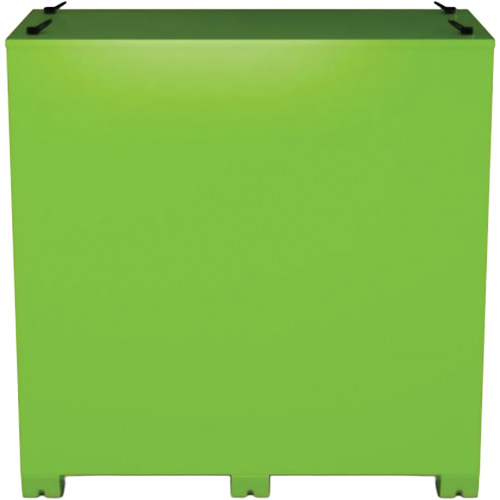 Armoire de rangement d'&eacute;PI sur place, Acier, Vert lime haute visibilit&eacute; NRZ Safety Inc.
