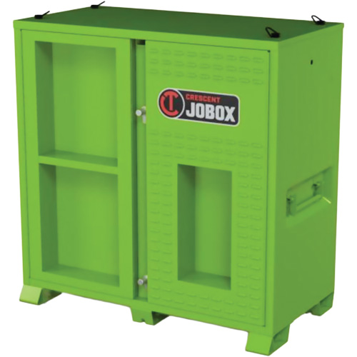 Ventilated Onsite PPE Storage Cabinet, Steel, High-Visibility Lime Green NRZ Safety Inc.