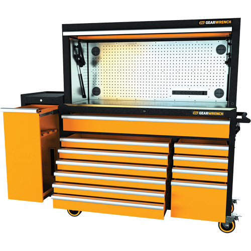 Jeu d'outils pour maître m&eacute;canicien MEGAMOD dans des plateaux en mousse modulaire de premi&egrave;re qualit&eacute; avec rangement pour les outils et l&eacute;quipement datelier, 1331 morcea NRZ Safety Inc.