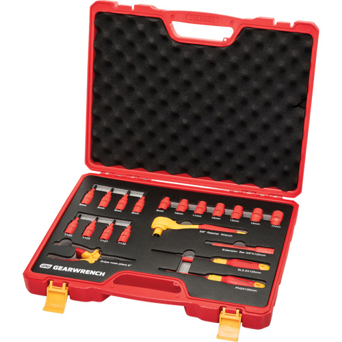 3/8" Drive VDE Insulated Tool Set, 1000 V, 20 Pcs NRZ Safety Inc.