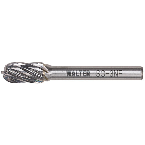 Fraise double au carbure avec tige cylindrique &agrave; pointe ronde, 1/2" dia., 1" profondeur de la coupe NRZ Safety Inc.