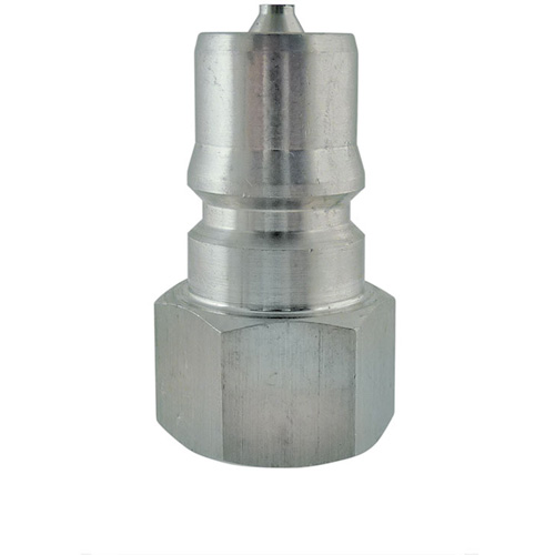 Hydraulic Quick Coupler - Plug, Stainless Steel, 1/2" Dia. NRZ Safety Inc.