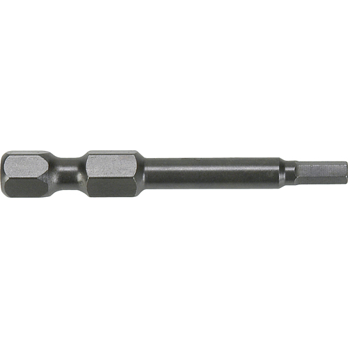 1/4" Metric Hex Power Bits, Hex, 2.5 mm Tip, 1/4" Drive Size, 1-15/16" Length NRZ Safety Inc.