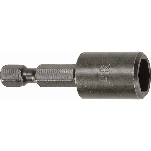 Tourne-&eacute;crou pour vis SAE de feuille m&eacute;tallique, Embout 7/16", Prise 1/4", 2" lo, Magn&eacute;tique NRZ Safety Inc.