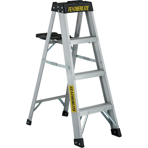 3400 Series Industrial Extra Heavy-Duty Step Ladder, 4', Aluminum, 300 lbs. Capacity, Type 1A NRZ Safety Inc.