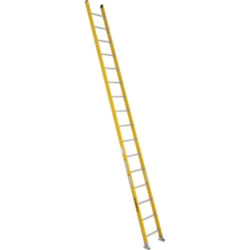 Industrial Extra Heavy-Duty Straight Ladders (5600 Series), 16', Fibreglass, 375 lbs., CSA Grade 1AA NRZ Safety Inc.
