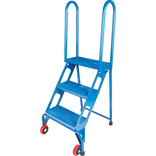 &eacute;chelle pliante portative, 3 marches, Perfor&eacute;, Hauteur 30" NRZ Safety Inc.