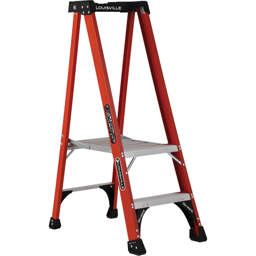 Industrial Extra Heavy-Duty Pro Platform Stepladders (FXP1800 Series), 2', 375 lbs. Cap. NRZ Safety Inc.