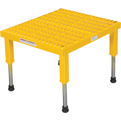 Adjustable Work-Mate Stand, 1 Step(s), 23-1/2" W x 19-9/16" L x 16-1/2" H, 500 lbs. Capacity NRZ Safety Inc.