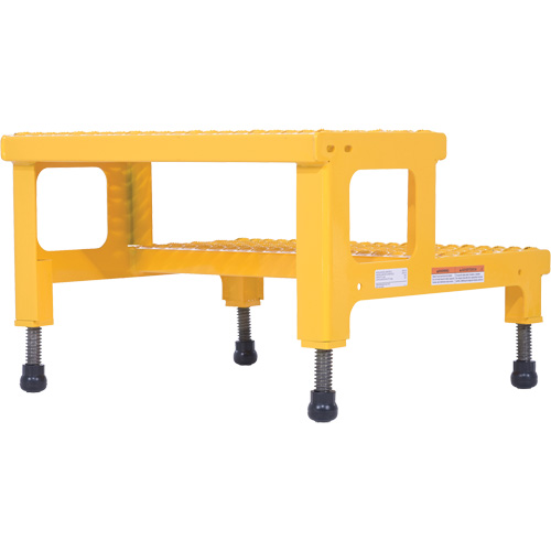 Plate-forme ajustable Step-Mate, 2 marche(s), 23-13/16" la x 22-7/8" lo x 15-1/4" h, Capacit&eacute; 500 lb NRZ Safety Inc.