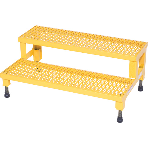Plate-forme ajustable Step-Mate, 2 marche(s), 36-3/16" la x 22-7/8" lo x 15-1/4" h, Capacit&eacute; 500 lb NRZ Safety Inc.