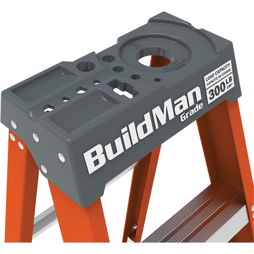 Escabeau BuildMan, 8', Fibre de verre, Capacit&eacute; 300 lb, Type 1A NRZ Safety Inc.
