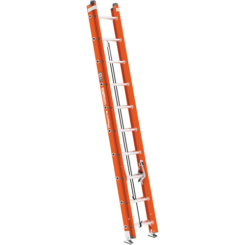 BuildMan&reg; Extension Ladder, 300 lbs. Cap., 20' H, Grade 1A NRZ Safety Inc.