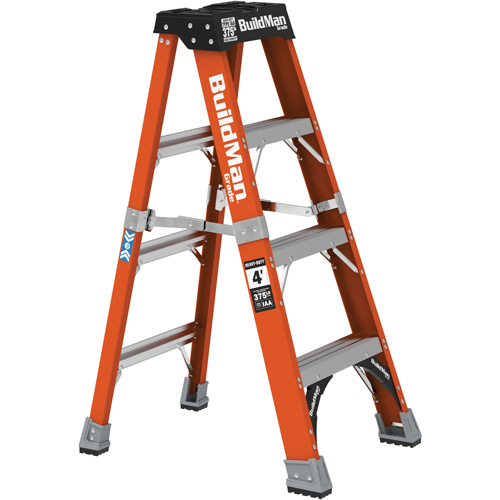 Step Ladder, 4', Fibreglass, 375 lbs. Capacity, Type 1AA NRZ Safety Inc.