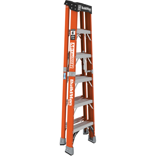Step Ladder, 6', Fibreglass, 375 lbs. Capacity, Type 1AA NRZ Safety Inc.