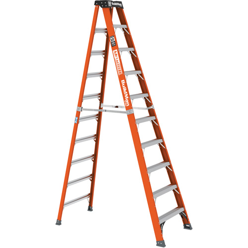 Step Ladder, 10', Fibreglass, 375 lbs. Capacity, Type 1AA NRZ Safety Inc.