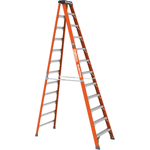 Step Ladder, 12', Fibreglass, 375 lbs. Capacity, Type 1AA NRZ Safety Inc.