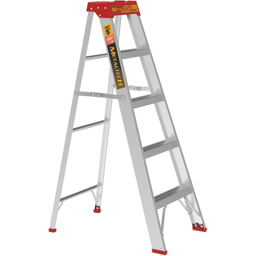 Step Ladder, 5', Aluminum, 200 lbs. Capacity, Type 3 NRZ Safety Inc.
