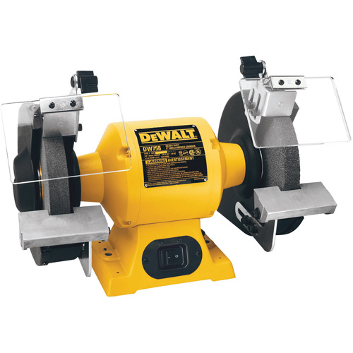 Heavy-Duty Bench Grinder, 8" Wheel Diameter, 3/4 HP, 3600 RPM NRZ Safety Inc.