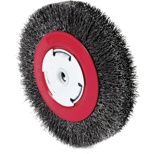 Meule 101F-3M &agrave; fils cr&ecirc;p&eacute;s, 6" dia., Fils 0,014", Arbre 1/2"/2"/5/8" NRZ Safety Inc.