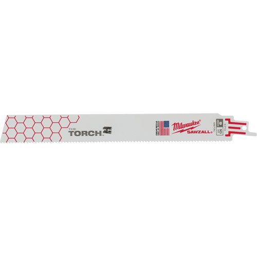 The Torch Sawzall&reg; Blades, Bi-Metal, 10 TPI, 9" L x 1" W NRZ Safety Inc.