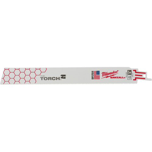 The Torch Sawzall&reg; Blade, Bi-Metal, 14 TPI, 9" L x 1" W NRZ Safety Inc.