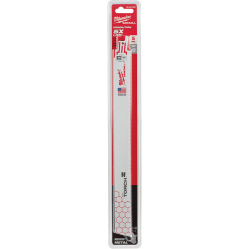 The Torch Sawzall&reg; Blade, Bi-Metal, 18 TPI, 12" L x 1" W NRZ Safety Inc.