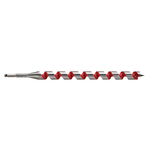 Ship Auger Drill Bit, 1-1/8" Diameter, 15" Flute, 7/16" Hex Shank NRZ Safety Inc.