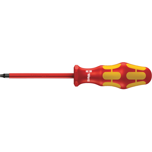 Insulated Square Plus Screwdriver, #2 Tip, Round, 8-1/16" L, Plastic Handle NRZ Safety Inc.