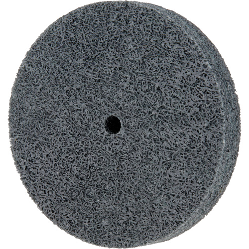 Meule homog&egrave;ne &agrave; faible densit&eacute; de s&eacute;rie 500 Standard Abrasives, 3" x 1/2", Arbre de 1/4", Grain de Fin, Carbure de silicium NRZ Safety Inc.