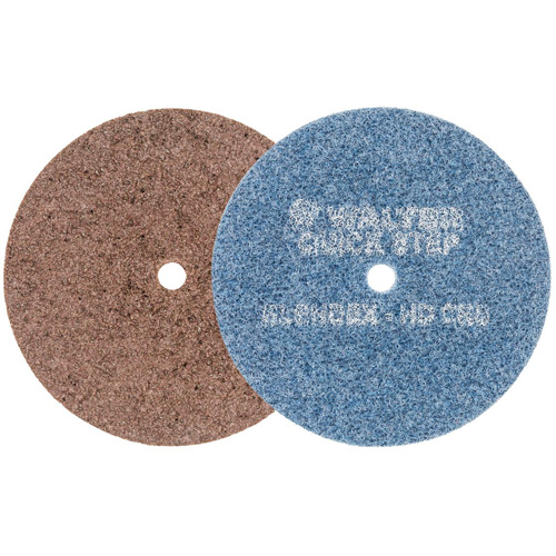 Disque de pr&eacute;paration de surface QUICK-STEP BLENDEX, 5" dia., Grain Extra grossier, Oxyde d'aluminium NRZ Safety Inc.