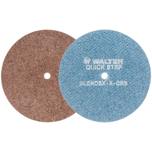 Disque de pr&eacute;paration de surface QUICK-STEP BLENDEX, 7" dia., Grain Extra grossier, Oxyde d'aluminium NRZ Safety Inc.