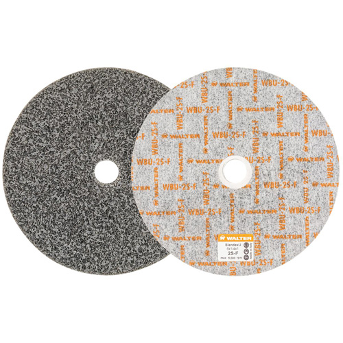 Blendex U Finishing Wheel, 6" Dia., 2SF Grit, Silicon Carbide NRZ Safety Inc.
