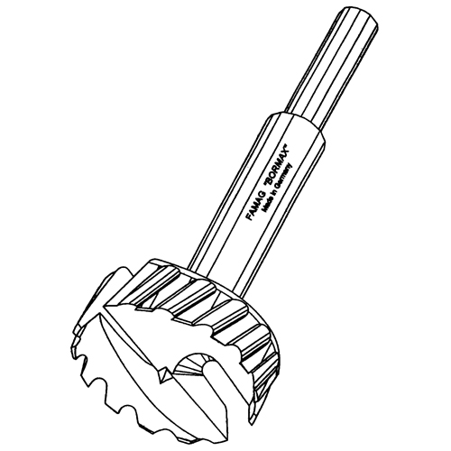 Bormax Forstner Bits, 2-1/4", 3/8" Shank, 3-1/2" Length NRZ Safety Inc.
