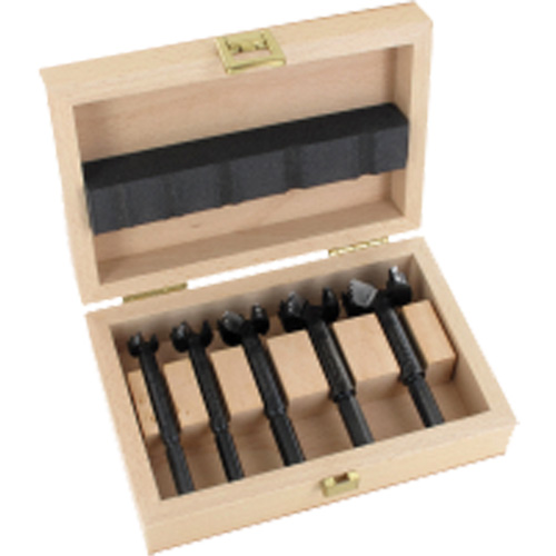 Bormax Forstner Bit Kits in a Wooden Box, 5 Pieces, High Carbon Steel NRZ Safety Inc.
