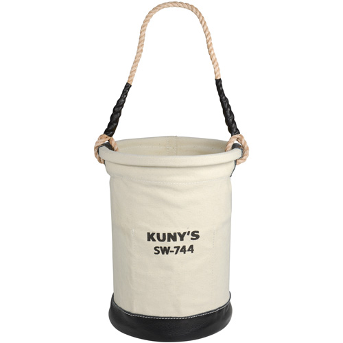 Heavy-Duty Buckets, 11" L x 11" W x 16" H, Canvas, Beige NRZ Safety Inc.