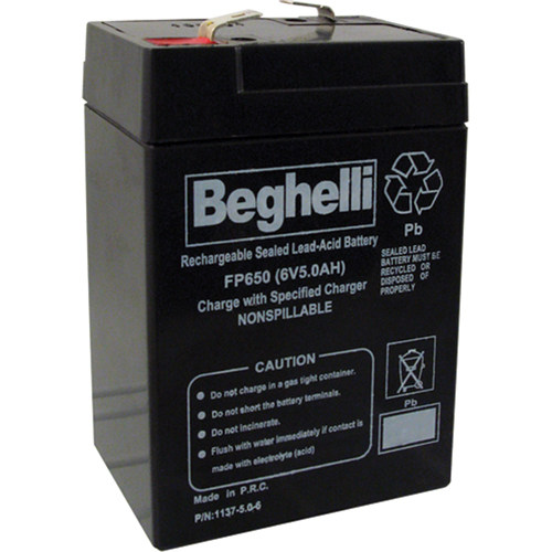 Sealed Lead Acid Batteries, 6 V, 5 Ah NRZ Safety Inc.